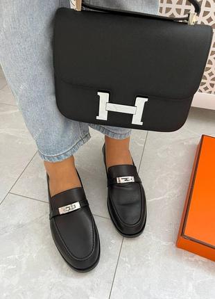 Лоферы hermes сумка hermes constance1 фото