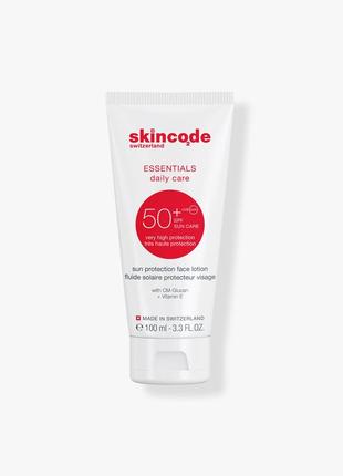 Солнцезащитный лосьон skincode essentials sun protection face lotion spf50+ 100 мл7 фото