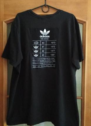 Чоловіча футболка adidas pure heritage history 1970-1981 (l-xl)