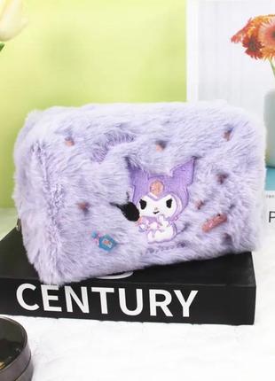 Косметичка пенал плюш kuromi