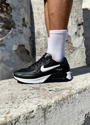 Мужские кроссовки найк nike air max 90 black white