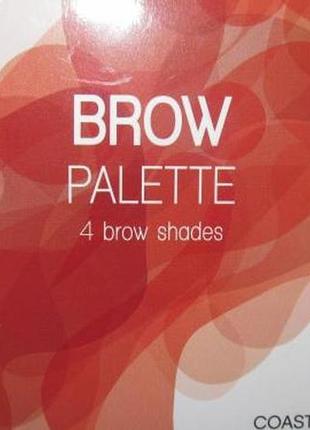 Тіні для брів coastal scents brow palette палетка тіней2 фото