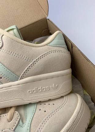 Кроссовки кеды adidas rivalry low cream whiteif51794 фото