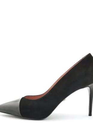 Туфлі paoletti чорні зашийові на шпильці