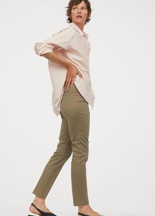 Брюки h&m ankle-length trousers - l5 фото