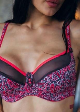 Бюстгальтер жіночий ланни моде р. 80е, 95е, 100е кораловий