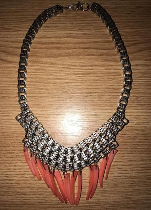 Looplit, шикарное дизайнерское колье с натуральным камнем!