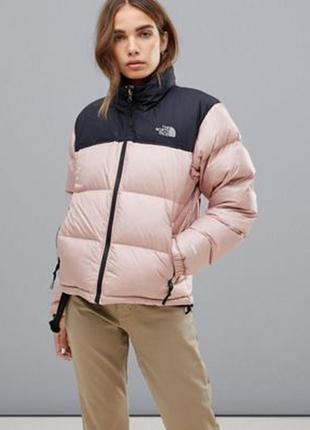 the north face nuptse misty rose