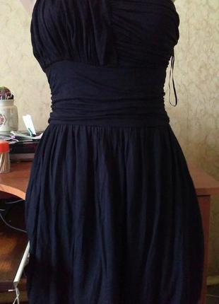 💞👗чёрное летнее платье 36.распродажа.