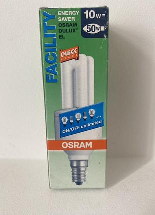 Лампа економна osram dulux e14 10 w