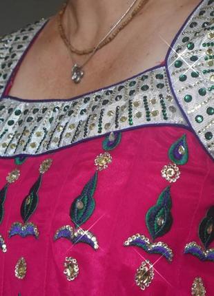 Индийское восточное платье, анаркали, сари.2 фото