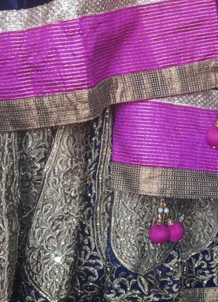 Индийское восточное платье, анаркали, сари.4 фото