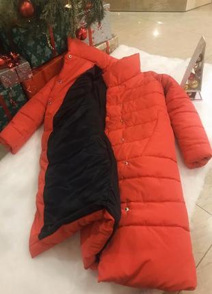 Очень классный пуховик одеяло, длинный пуховик, пальто зимнее, куртка зимняя,3 фото