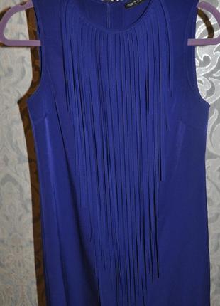 Платье zara с интересным декором2 фото