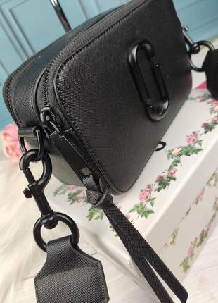 Черная женская сумка  в стиле marc jacobs марк джейкобс4 фото