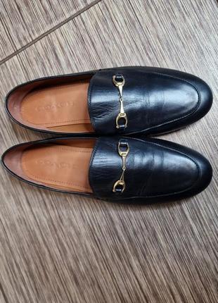 Кожаные лоферы coach, оригинал