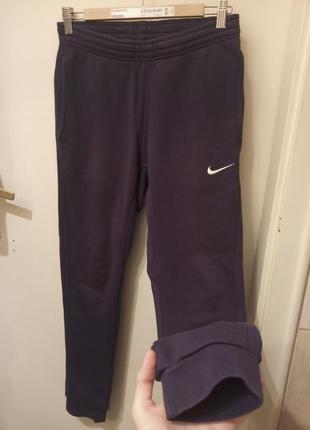 Мужские тёмно-синие спортивные штаны nike boys team club cuff pants.3 фото