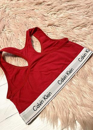 Коттоновый топ calvin klein оригинал