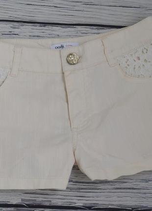 170 см фирменные яркие джинсовые шорты шортики с кружевом oodji2 фото