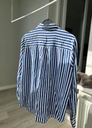 Тонкая блуза в полоску2 фото