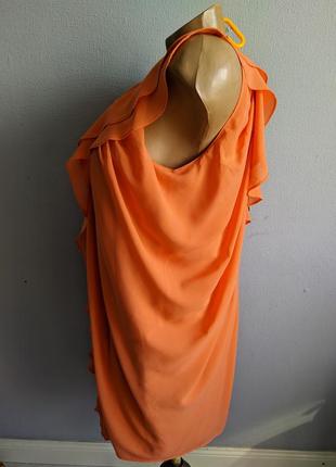 Сукня з воланами із шифону.6 фото