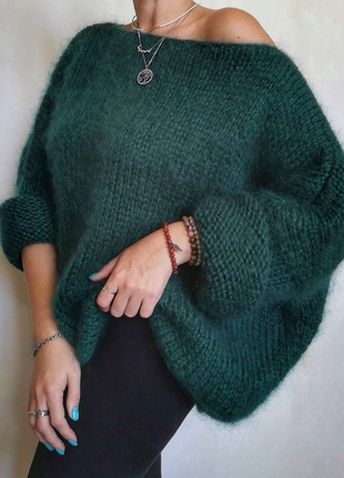 Свитер оверсаз кид мохер италия