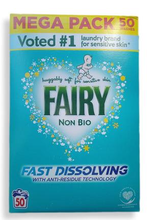 Сухий порошок для прання fairy non bio1 фото