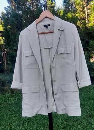 Twilift/ натуральный пиджак из 100% льна1 фото
