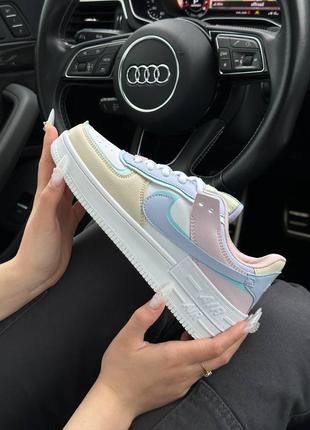 Жіночі кросівки nike air force 1 shadow white sky yellow7 фото