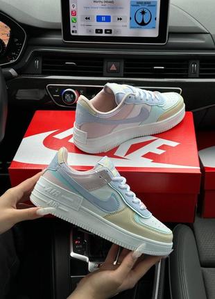 Жіночі кросівки nike air force 1 shadow white sky yellow10 фото