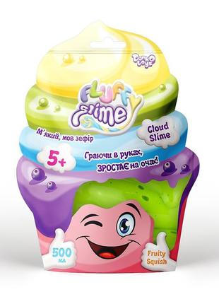 В'язка маса "fluffy slime" пакет 500 г укр (12), шт