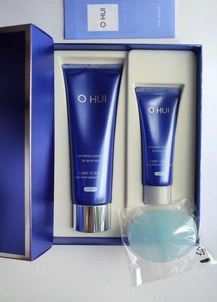 Пенка для умывания для проблемной кожи люкс корея ohui clinic science deep medi cleansing foam