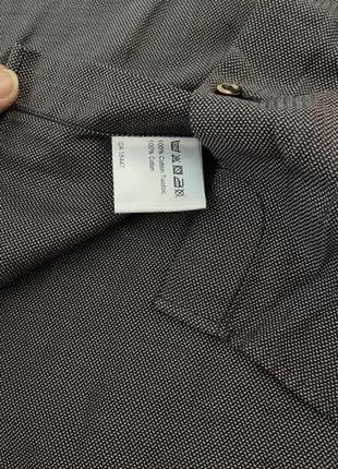 Изысканная брендовая мужская хлопковая рубашка рубашка скандинавского бренда stenstrodms м-л.7 фото
