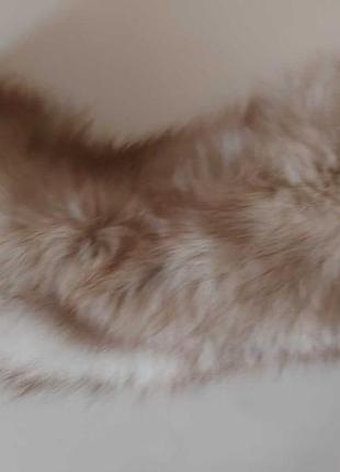 Воротник песец, цвет шампань 4