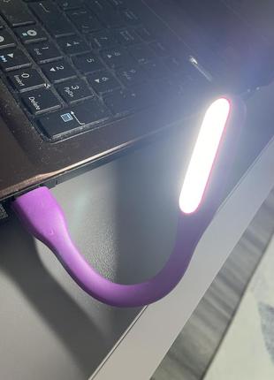 Гибкая лампа usb led подсветка для ноутбука
