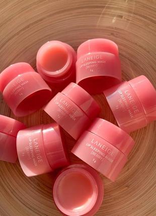 Нічна маска для губ laneige lip sleeping mask'