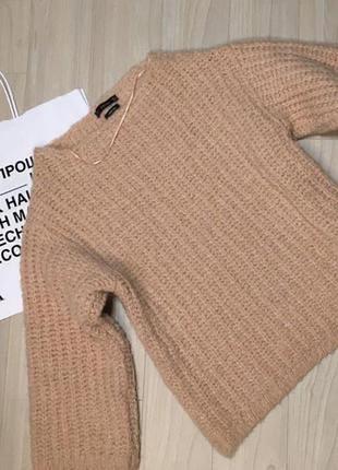 Новый без бирки с шерстью ламы свитер italian yarn zara knit 🇹🇷 turkey4 фото