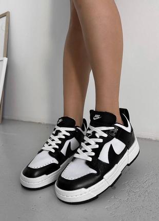 Кроссовки nike dunk disrupt black/white