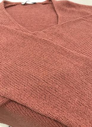 Zara легкий oversize свитер, джемпер свитшот в составе коттон лен9 фото