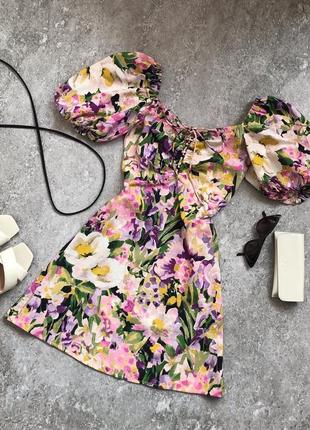 Цветочное платье н &amp; м