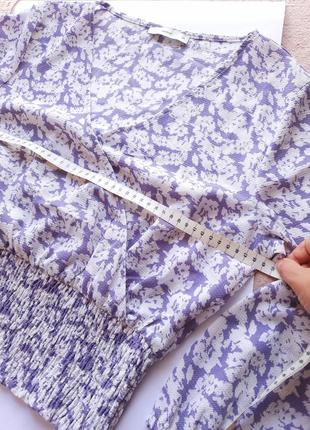 Фиолетовая актуальная блуза жатка корсет pigalle only5 фото
