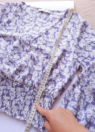 Фиолетовая актуальная блуза жатка корсет pigalle only4 фото