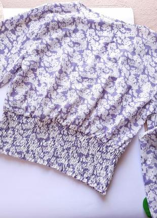 Фиолетовая актуальная блуза жатка корсет pigalle only8 фото
