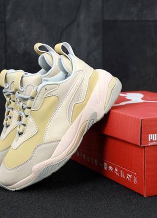 Женские кроссовки puma thunder spectra whisper white..1 фото