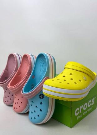 Женские кроксы сабо crocs crocband women