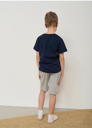Комплект для мальчика шорты и футболка надпись ozkan 132472 фото
