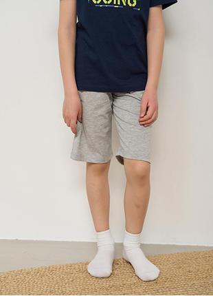 Комплект для мальчика шорты и футболка надпись ozkan 132475 фото
