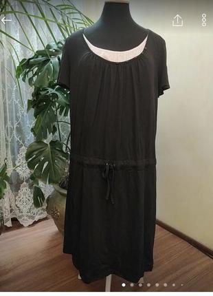 Трикотажное платье известного бренда sheego батал, 26-28 размер1 фото
