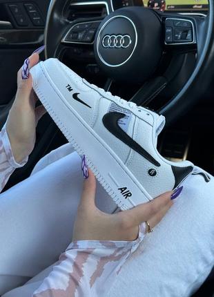 Жіночі кросівки nike air force 1 07 lv8 utility white black2 фото