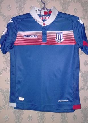 Футболка stoke city shawcross 17 сток сіті macron